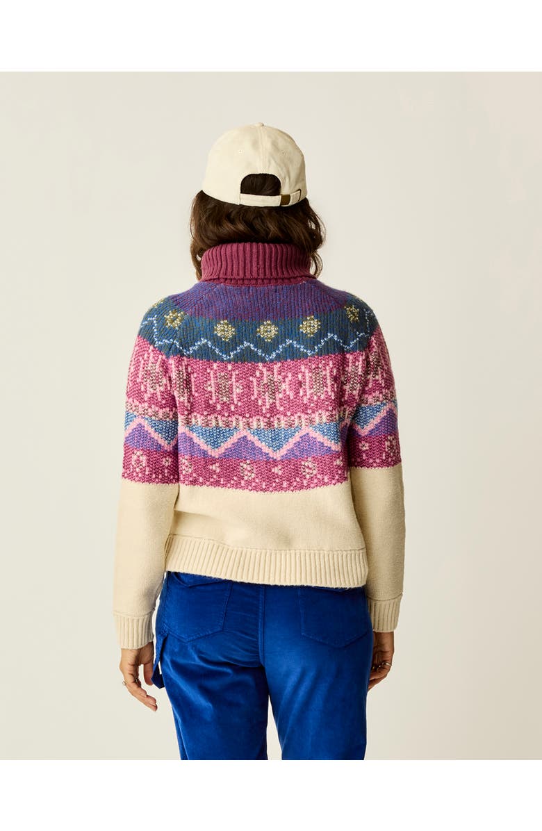 Carve Designs Neve Fairisle Turtleneck, Alternate, color, 