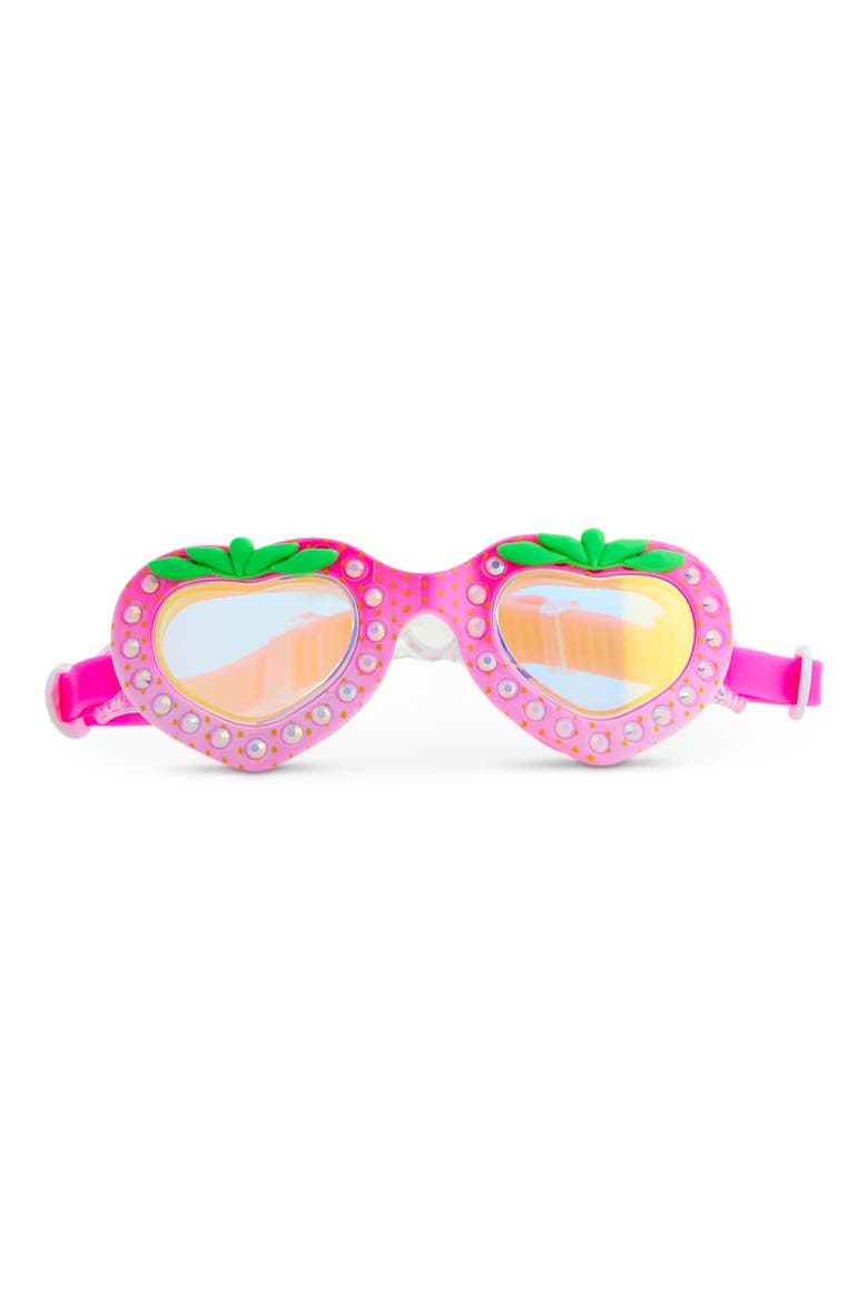 Kids' Strawberry Swim Goggles, Main, color, PINK