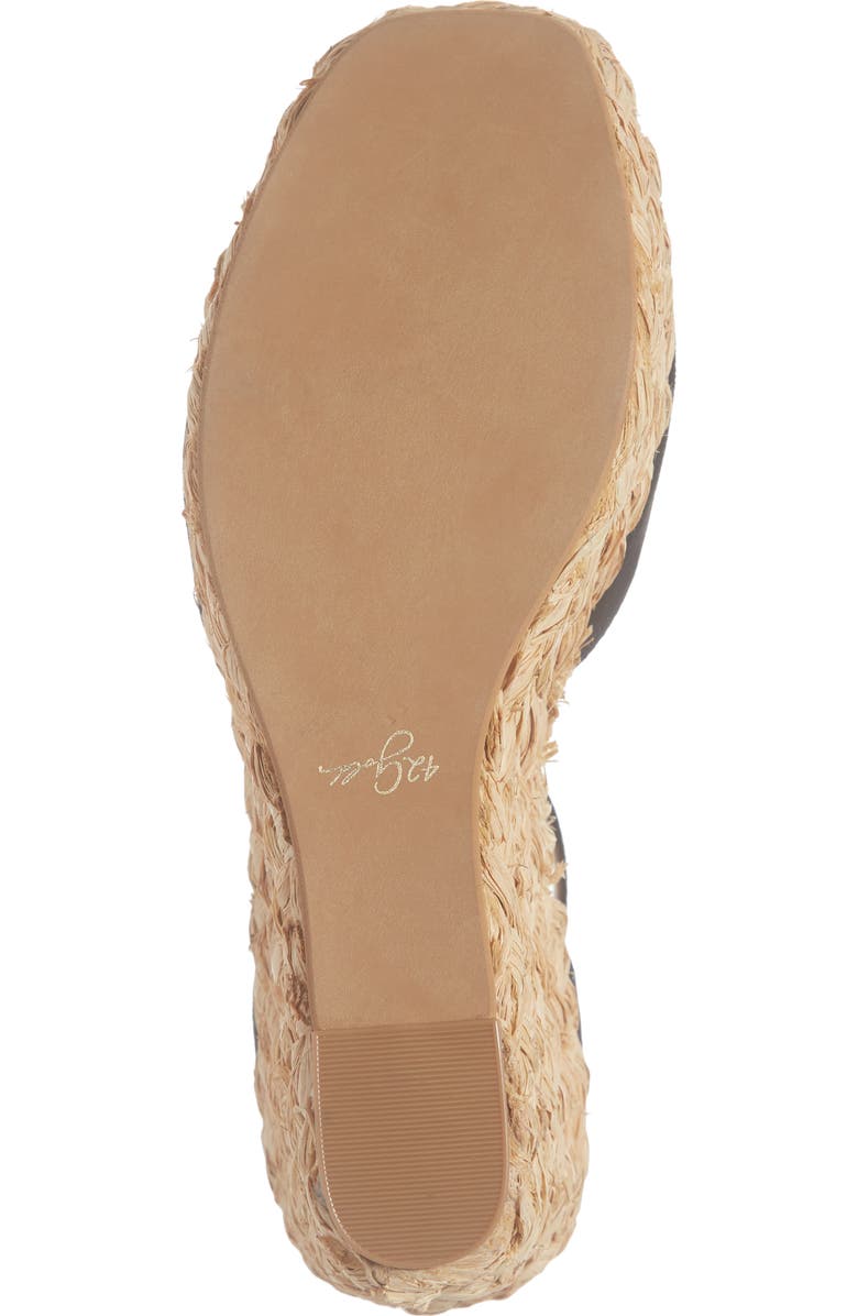 42 Gold Mindie Platform Wedge Sandal, Alternate, color,