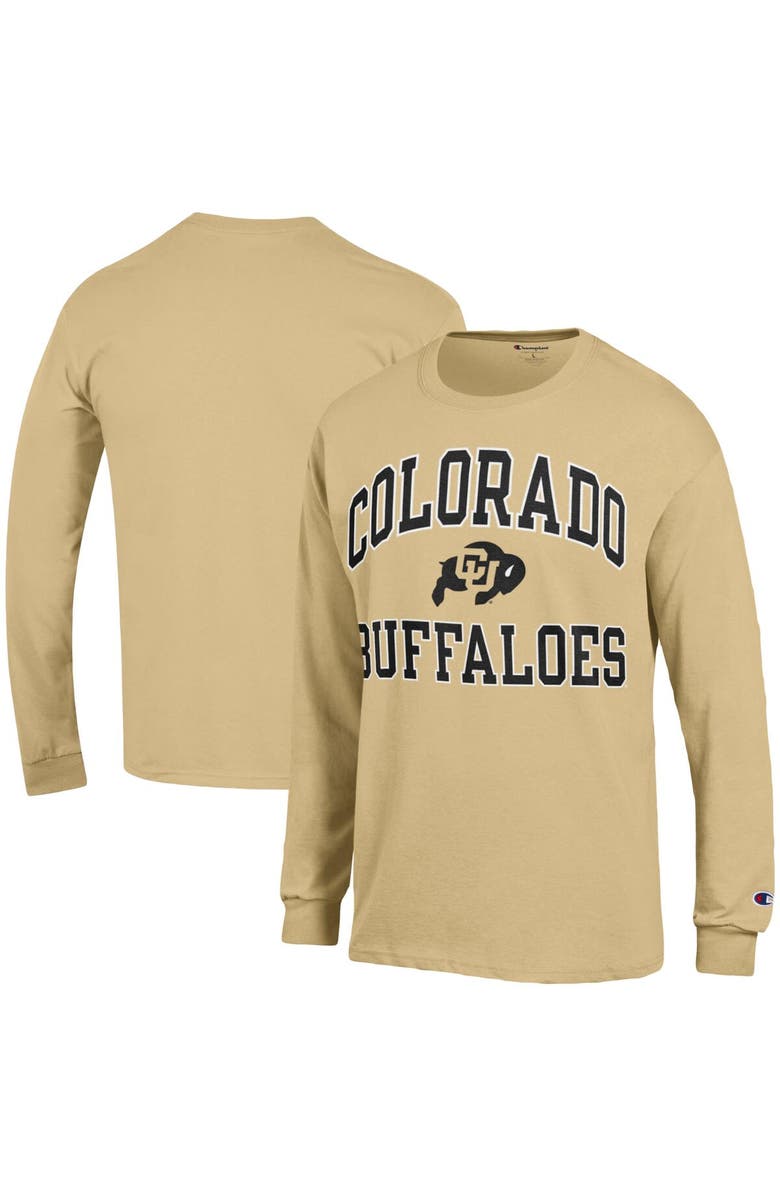 Champion Men's Champion  Gold Colorado Buffaloes High Motor Long Sleeve T-Shirt, Alternate, color, 