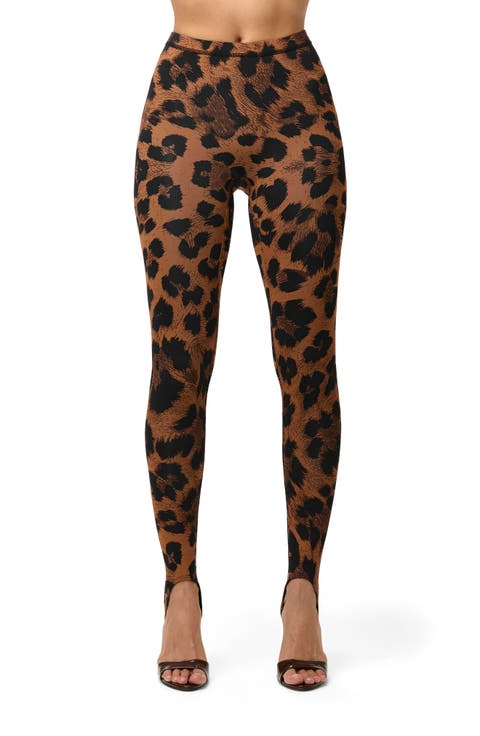 Naked Print Stirrup Leggings
