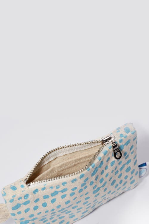 Dance Happy Incana Wristlet With Key Fob In Light Blue