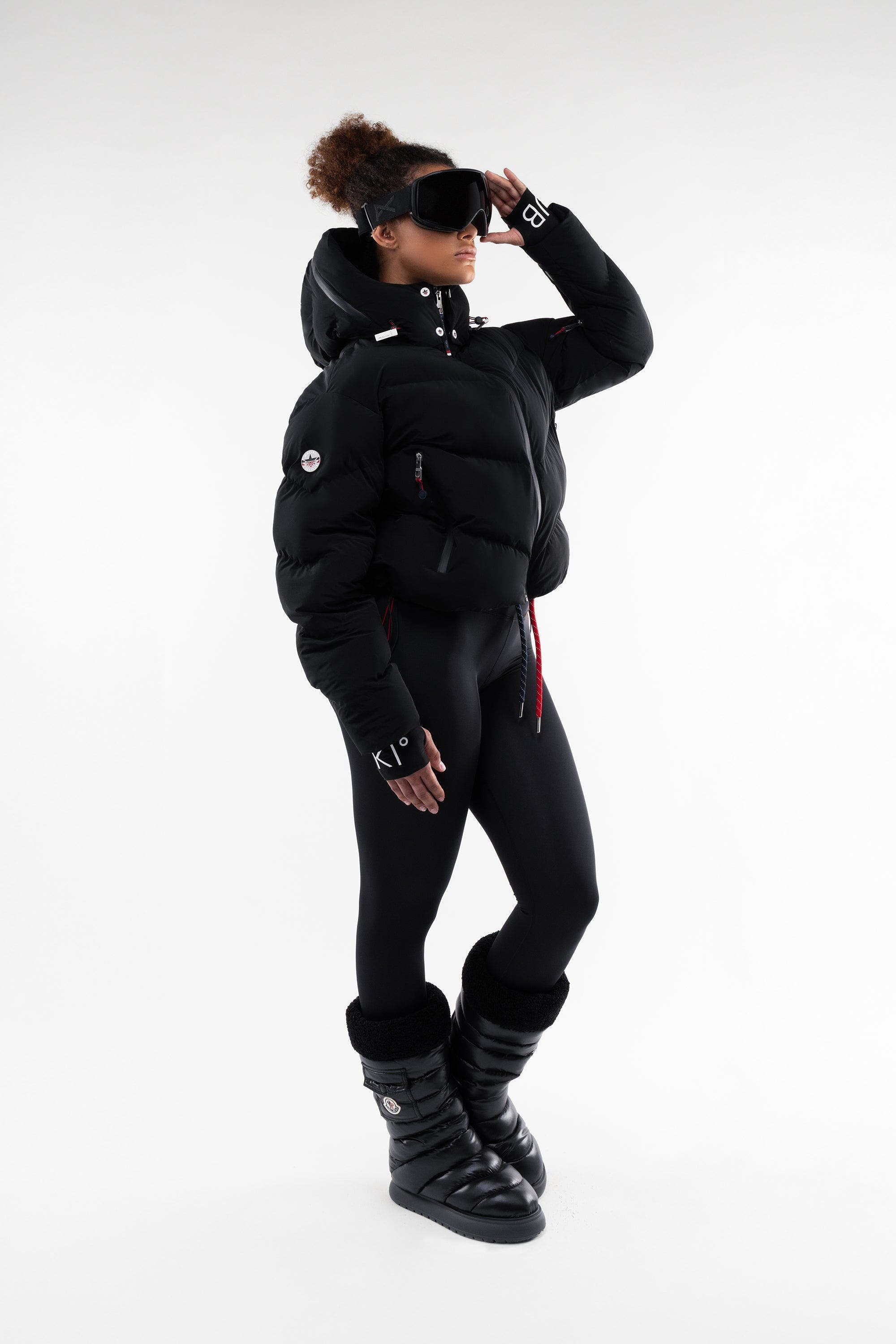 Malibu Ski Club Aspen Jacket in Black 
