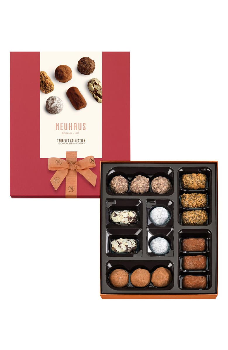 NEUHAUS Glamour 16-Piece Chocolate Truffle Gift Box, Main, color, Red