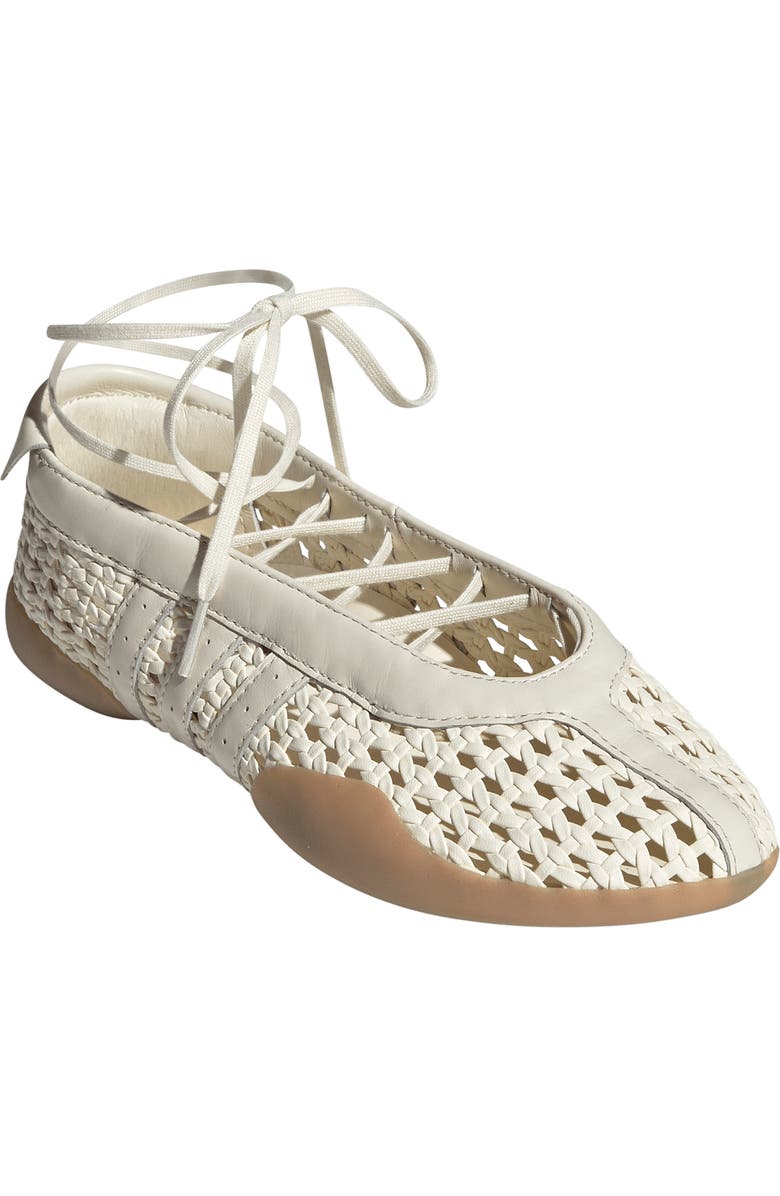 adidas Taekwondo Mei Ballet Flat, Main, color, Cream White/ Cream White/ Gum4