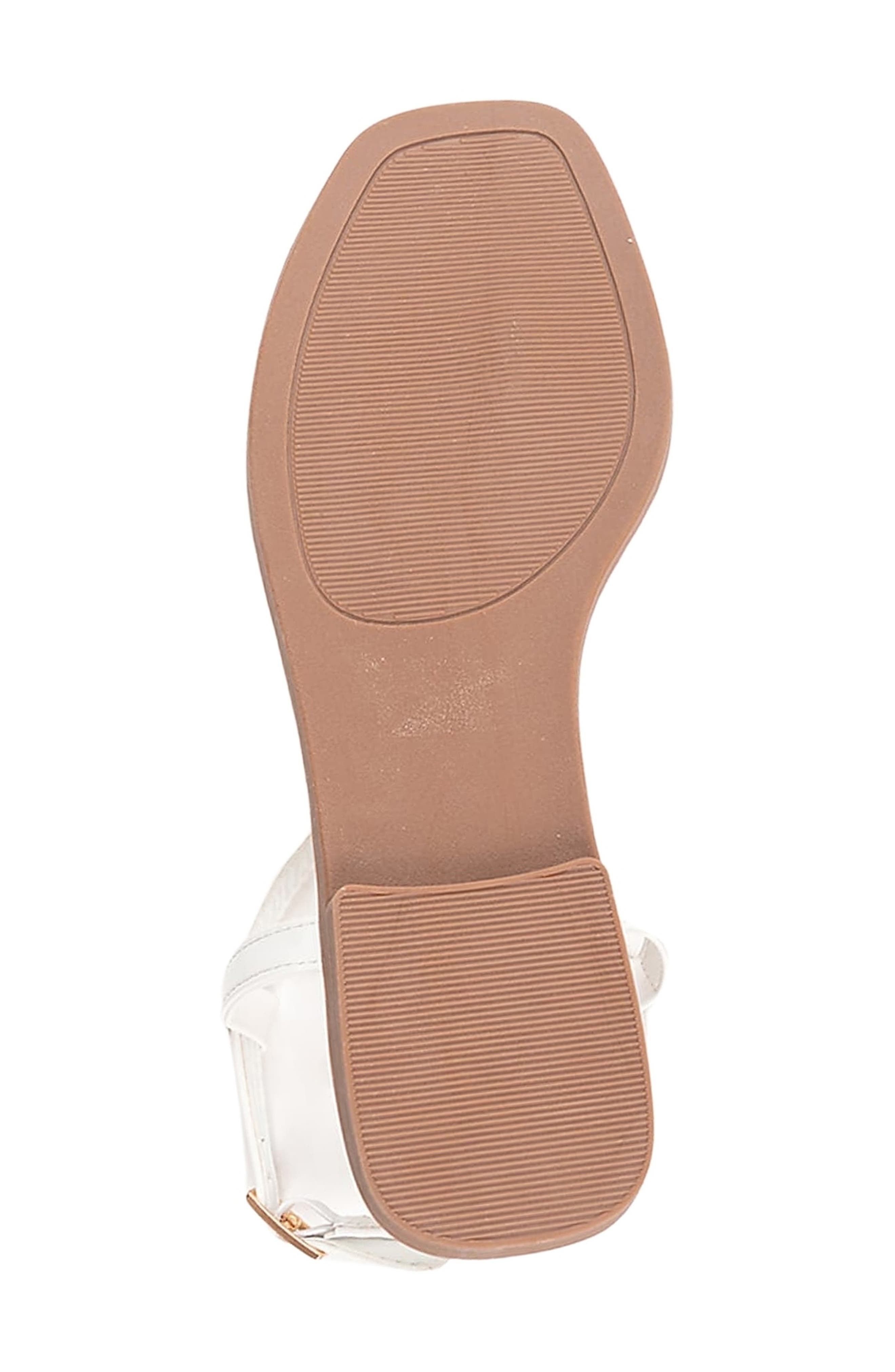 bebe Rhinestone T-Strap Sandal, Alternate, color, 