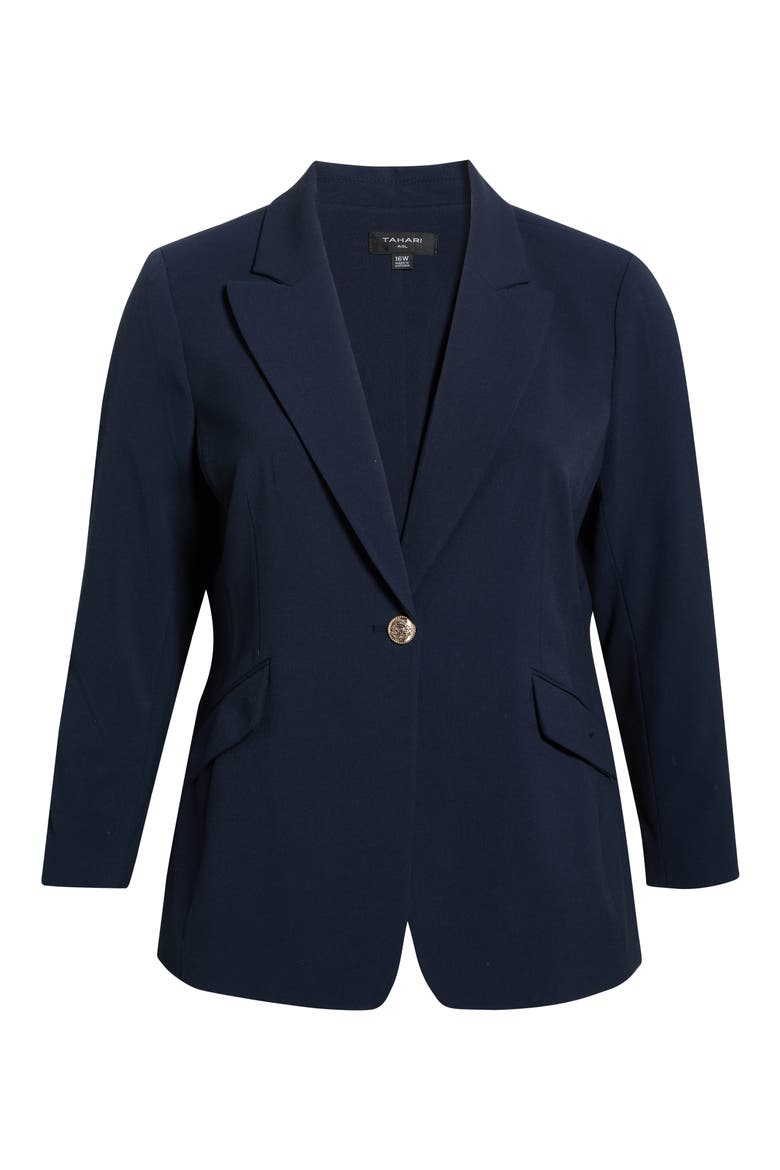 One-Button Jacket, Alternate, color, NEW NAVY