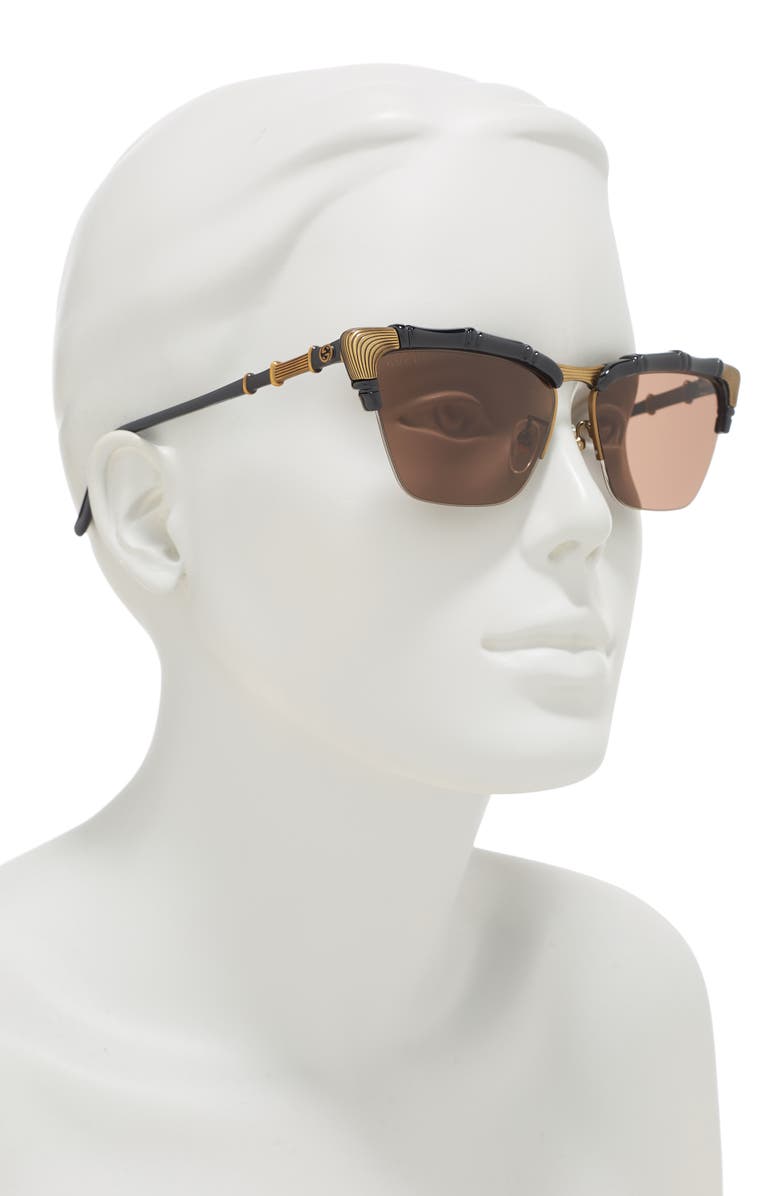 Gucci 58mm Cat Eye Sunglasses, Alternate, color,