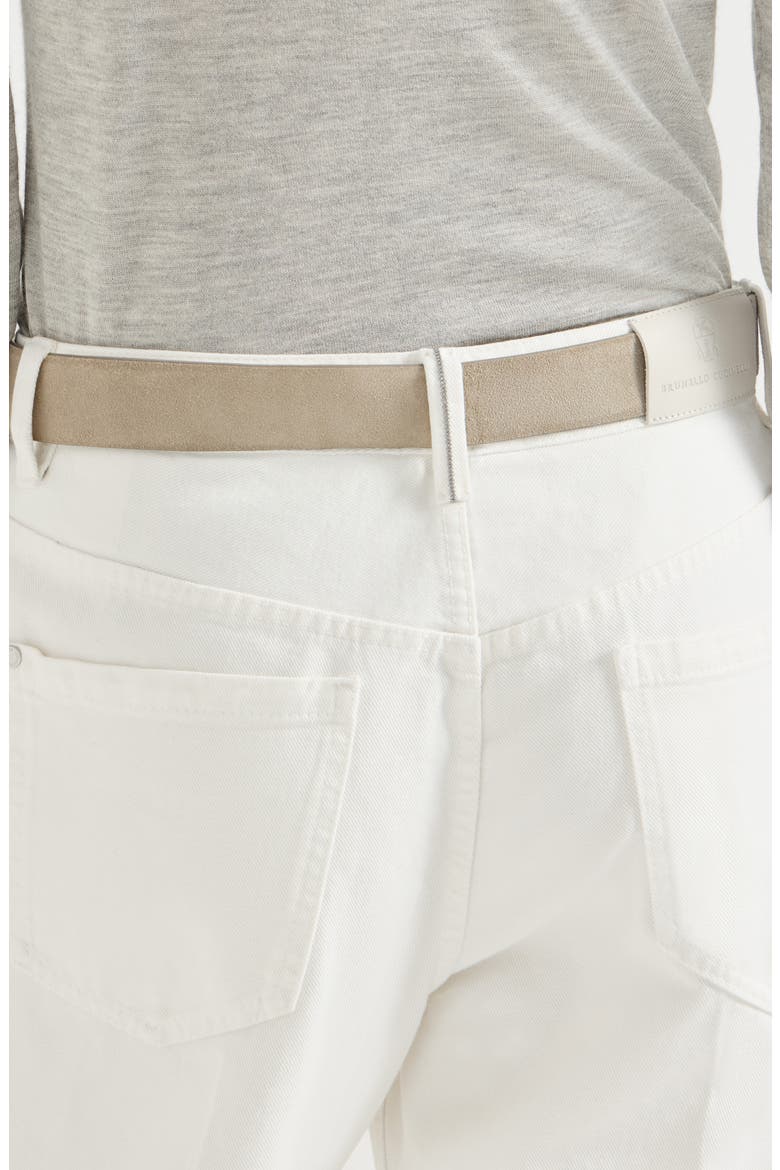Dyed denim contemporary loose trousers, Alternate, color, Panama