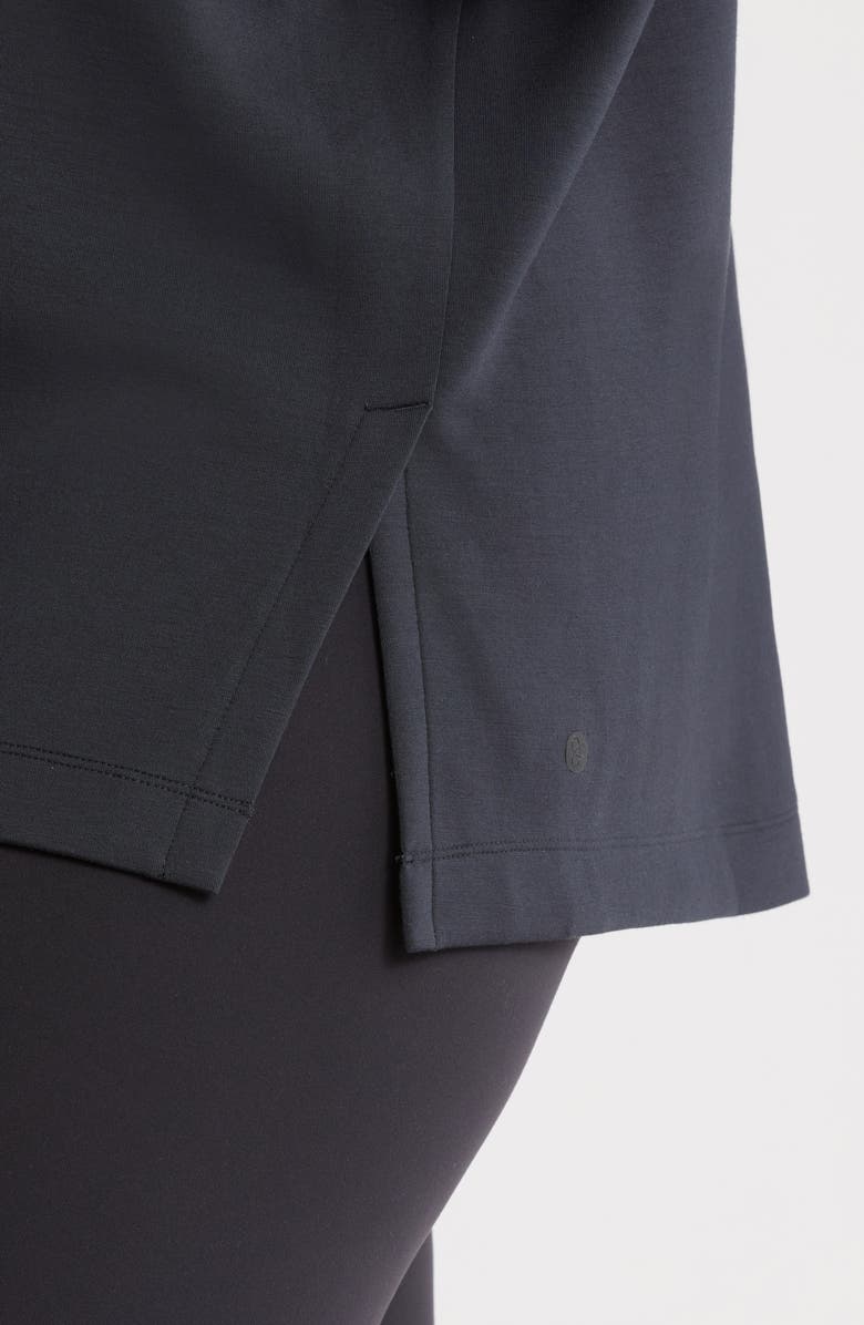 Zella Ultrasoft Tunic, Alternate, color, Black