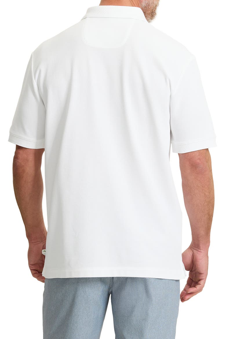 Emfielder Icon Solid IslandZone® Polo, Alternate, color, BRIGHT WHITE