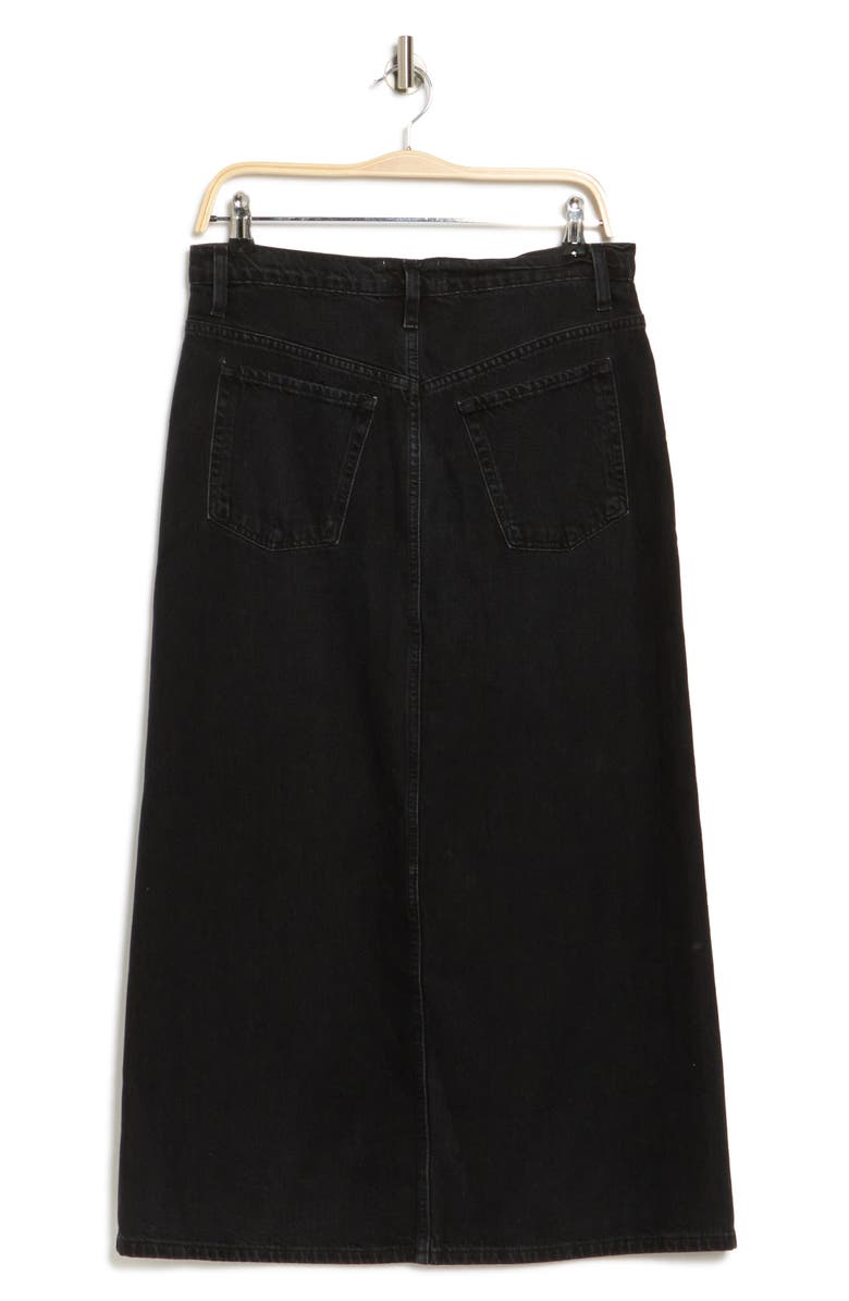 FRAME The Midaxi Denim Skirt, Alternate, color, Inkwell