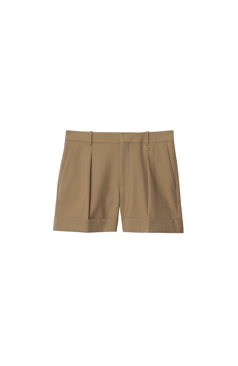 Burberry Wool Tailored Shorts, Alternate, color, Puddle