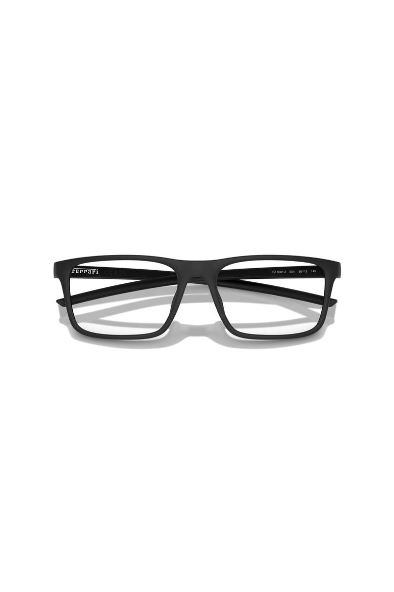 56mm Rectangle optical glasses, Alternate, color, Black