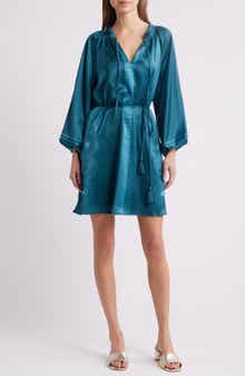 CIEBON Ritz Tie Waist Long Sleeve Dress