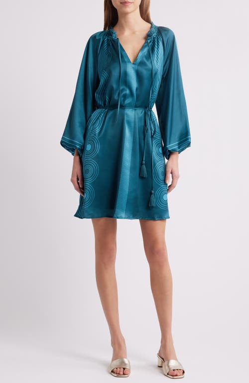 CIEBON CIEBON RITZ TIE WAIST LONG SLEEVE DRESS