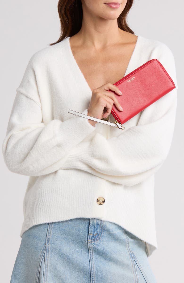 Marc Jacobs The Continental Leather Wristlet, Alternate, color, 