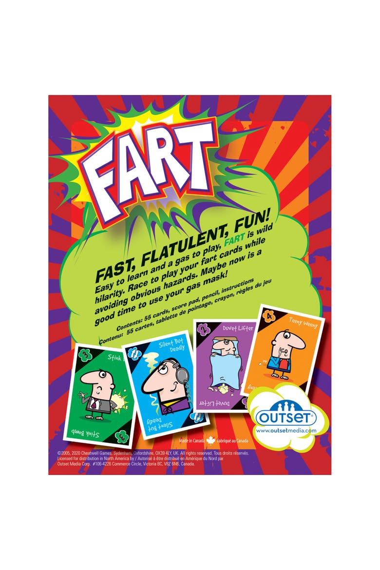 Fart The Explosive Card Game, Alternate, color, Multicolored