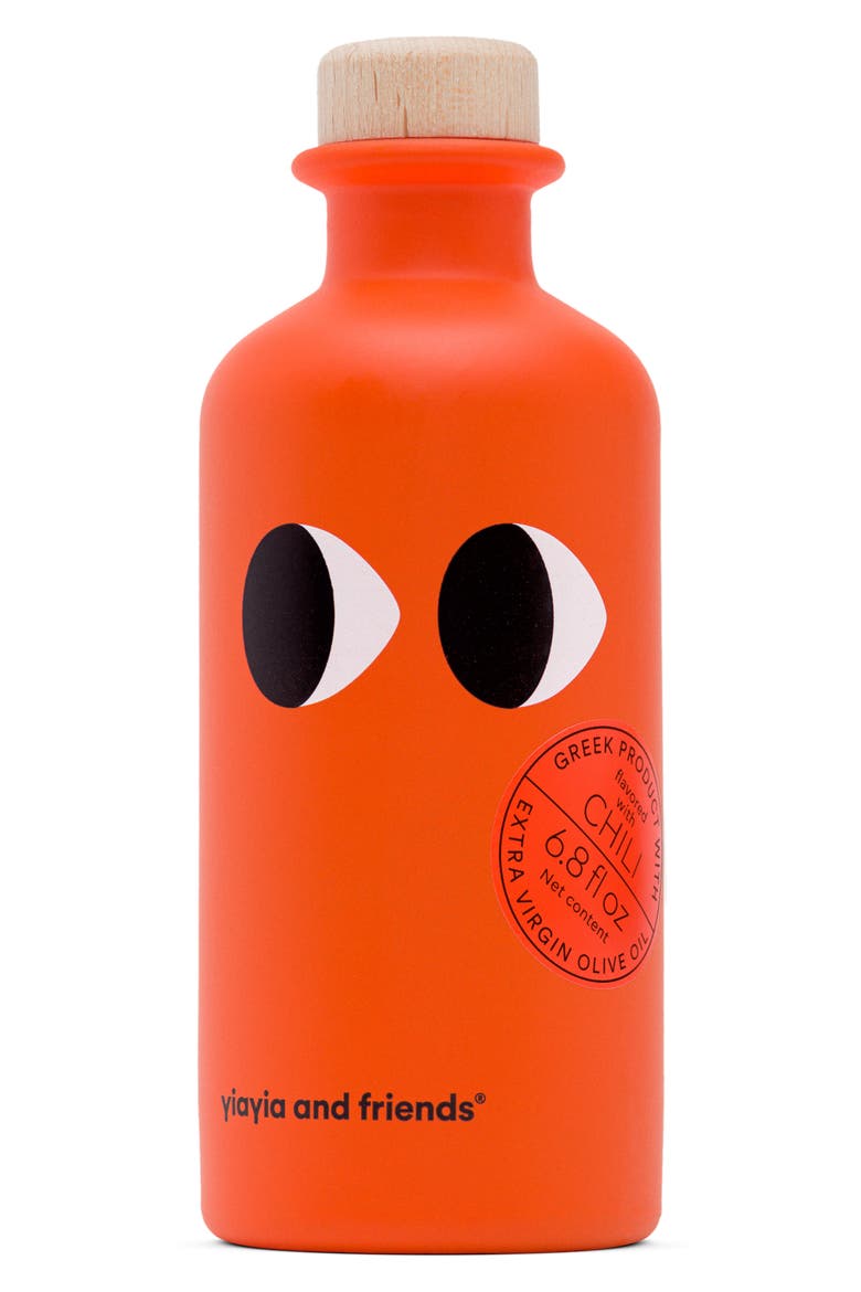 Extra Virgin Olive Oil with Chili, Main, color, ORANGE