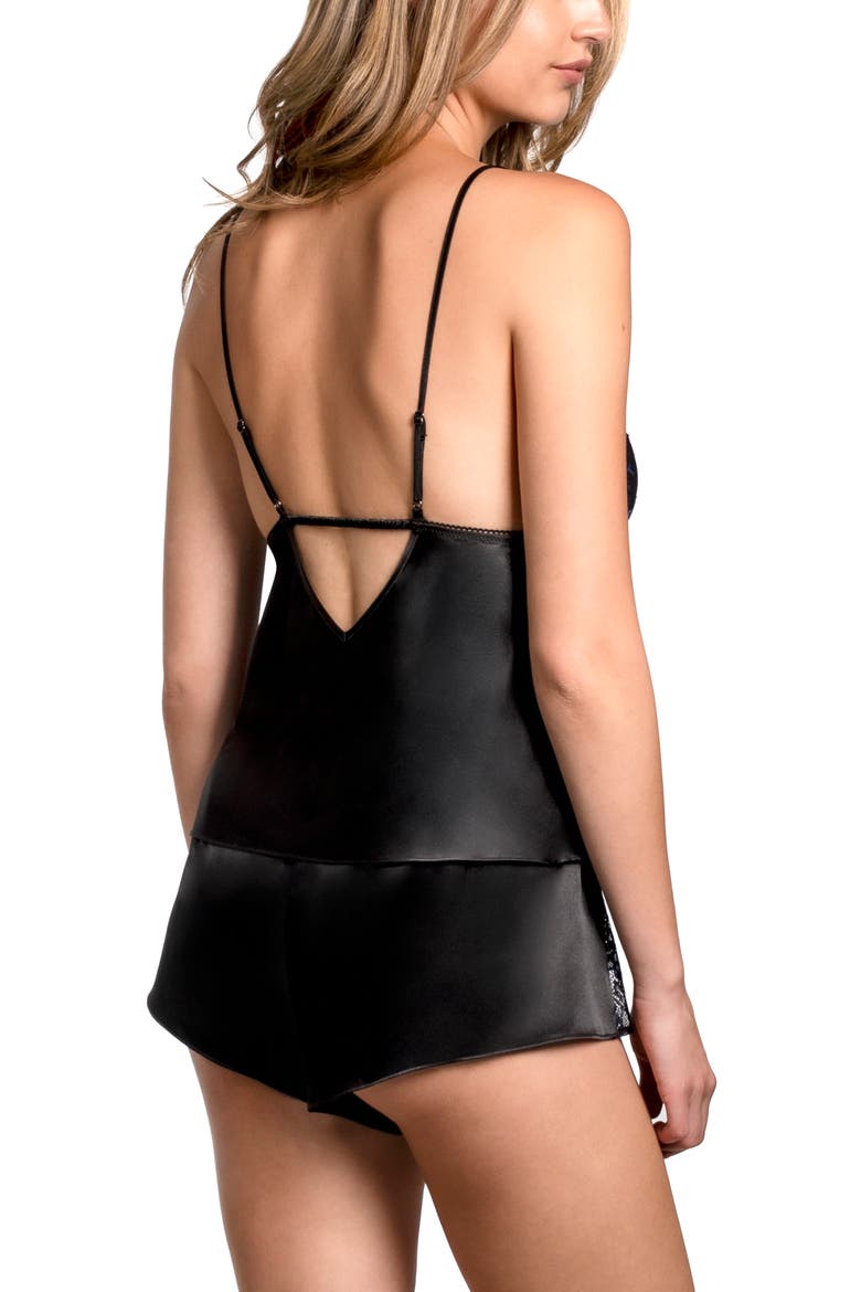 Oakley Cami and Shorts Pajama Set, Alternate, color, BLACK