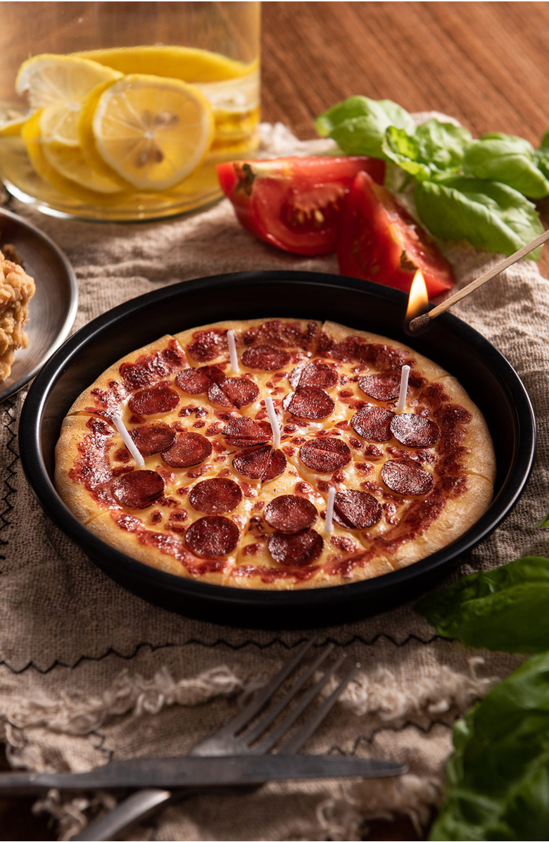 Southlake gifts Pepperoni Pizza Candle, Alternate, color, Pepperoni Pizza