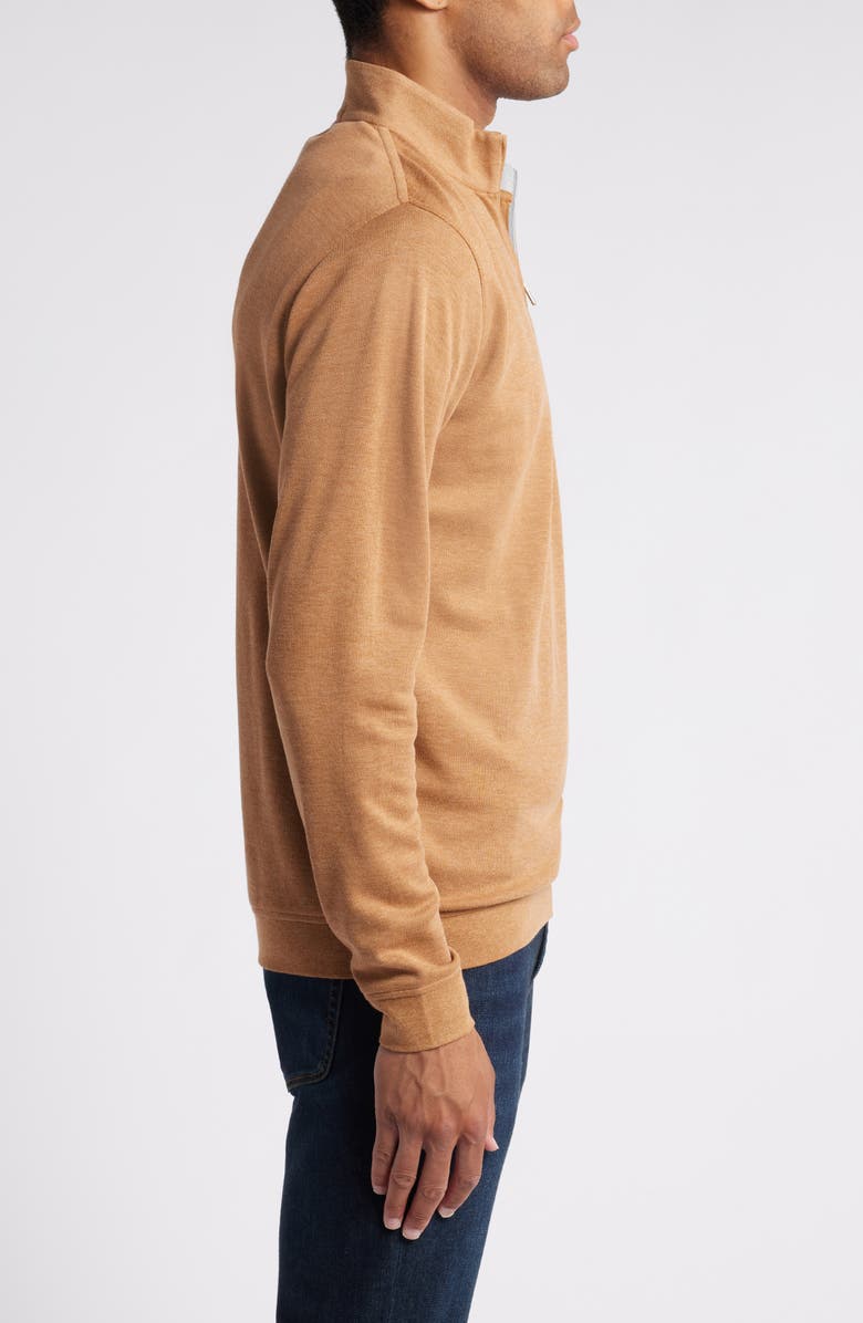 Peter Millar Crown Comfort Piqué Quarter Zip Pullover, Alternate, color,