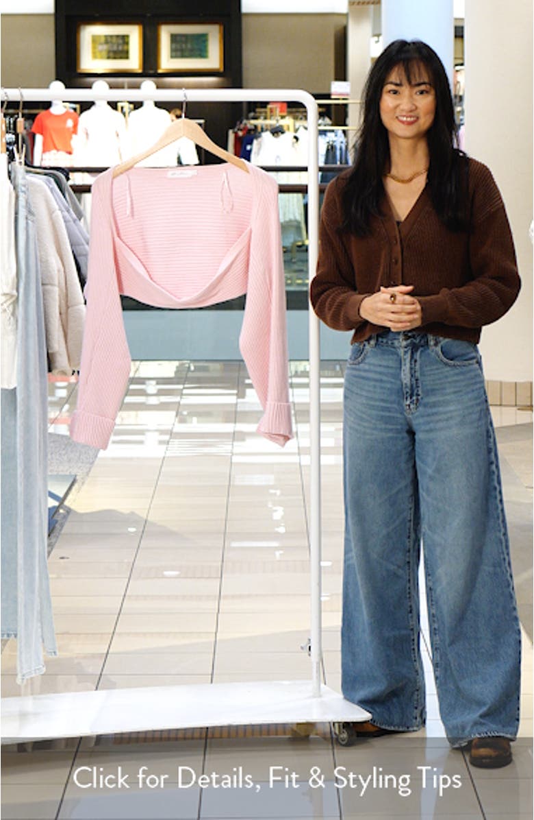 Rib Knit Bolero, sales video thumbnail