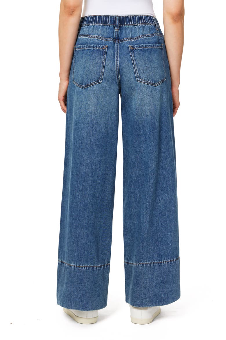 High Waist Wide Leg Jeans, Alternate, color, MELBOURNE