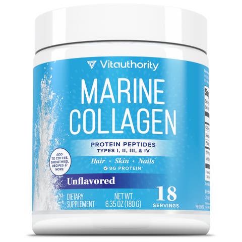 US Marine Collagen Protein Unflavored 180g Tub