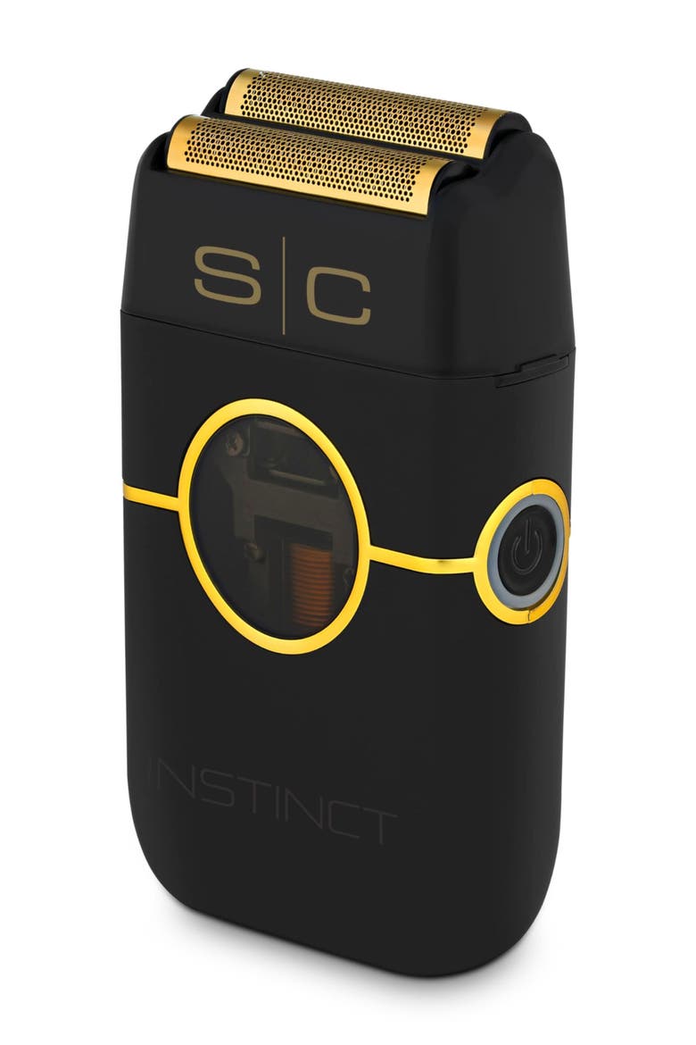 Instinct Metal Cordless Double Foil Shaver, Alternate, color, Black