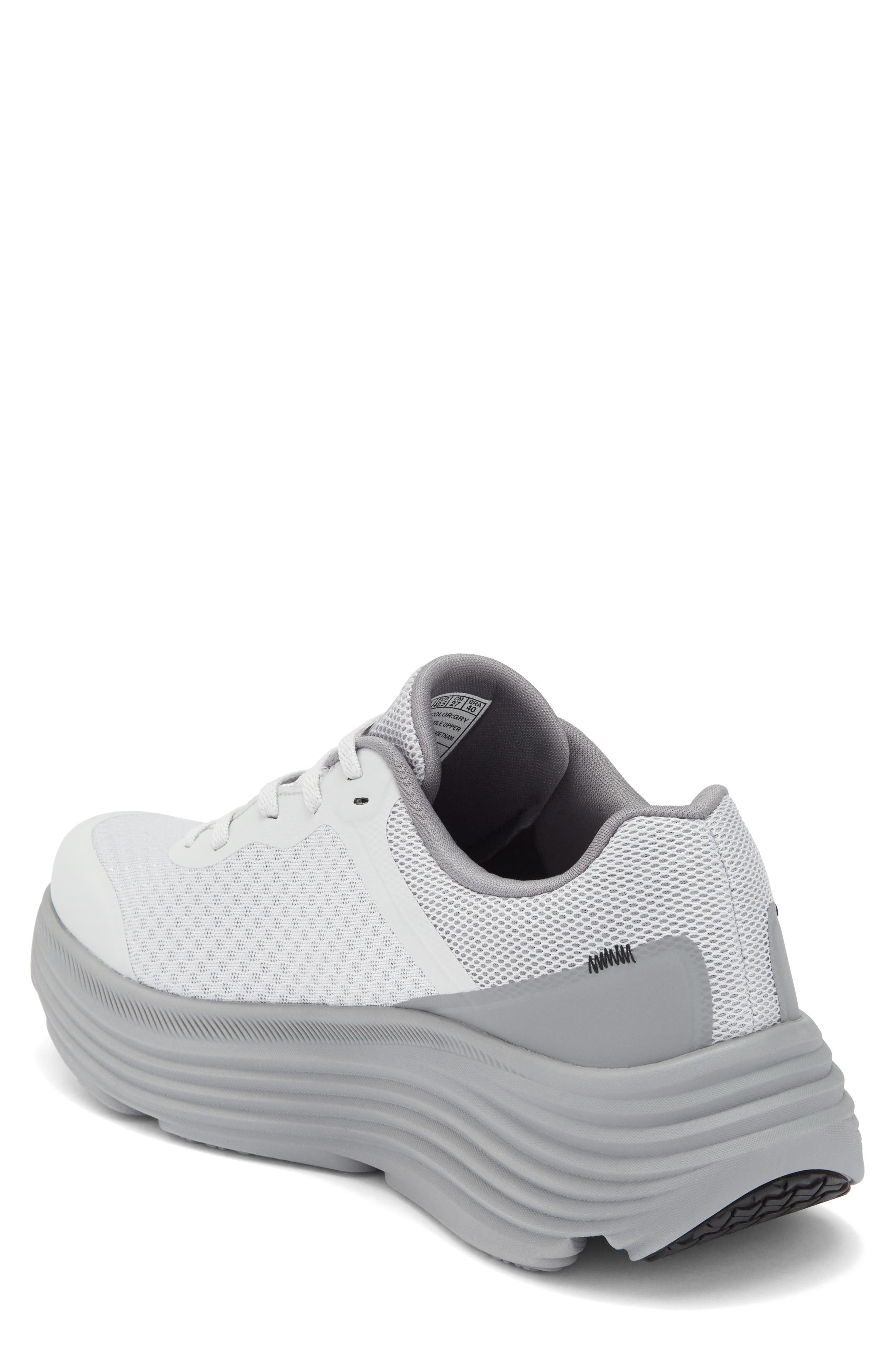 Max Cushioning Endeavour Running Shoe, Alternate, color, GREY