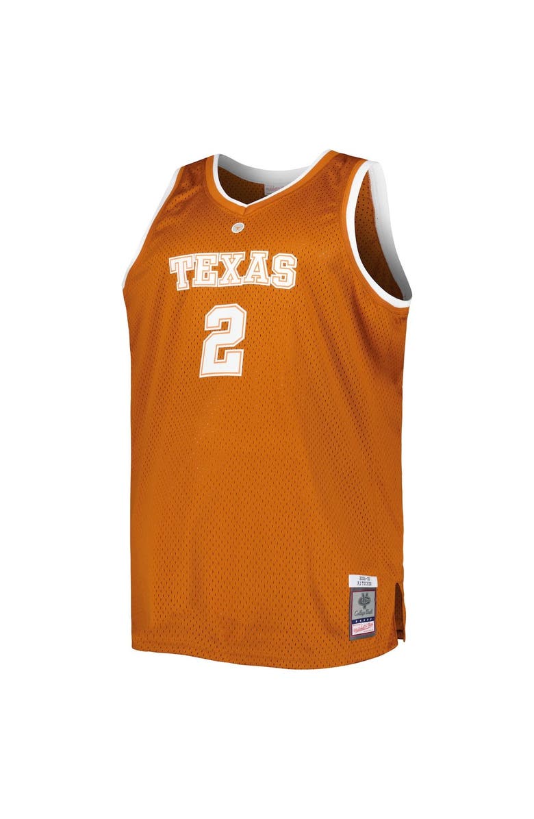 Mitchell & Ness Men's Mitchell & Ness PJ Tucker Texas Orange Texas Longhorns 2005/06 Big & Tall Swingman Jersey, Alternate, color, 