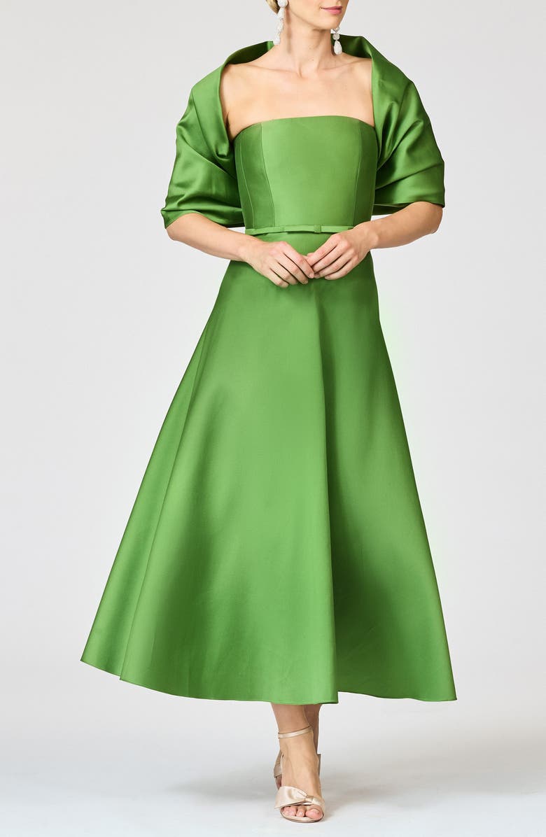 Sachin & Babi Hug Satin Shawl, Main, color, Green Garnet