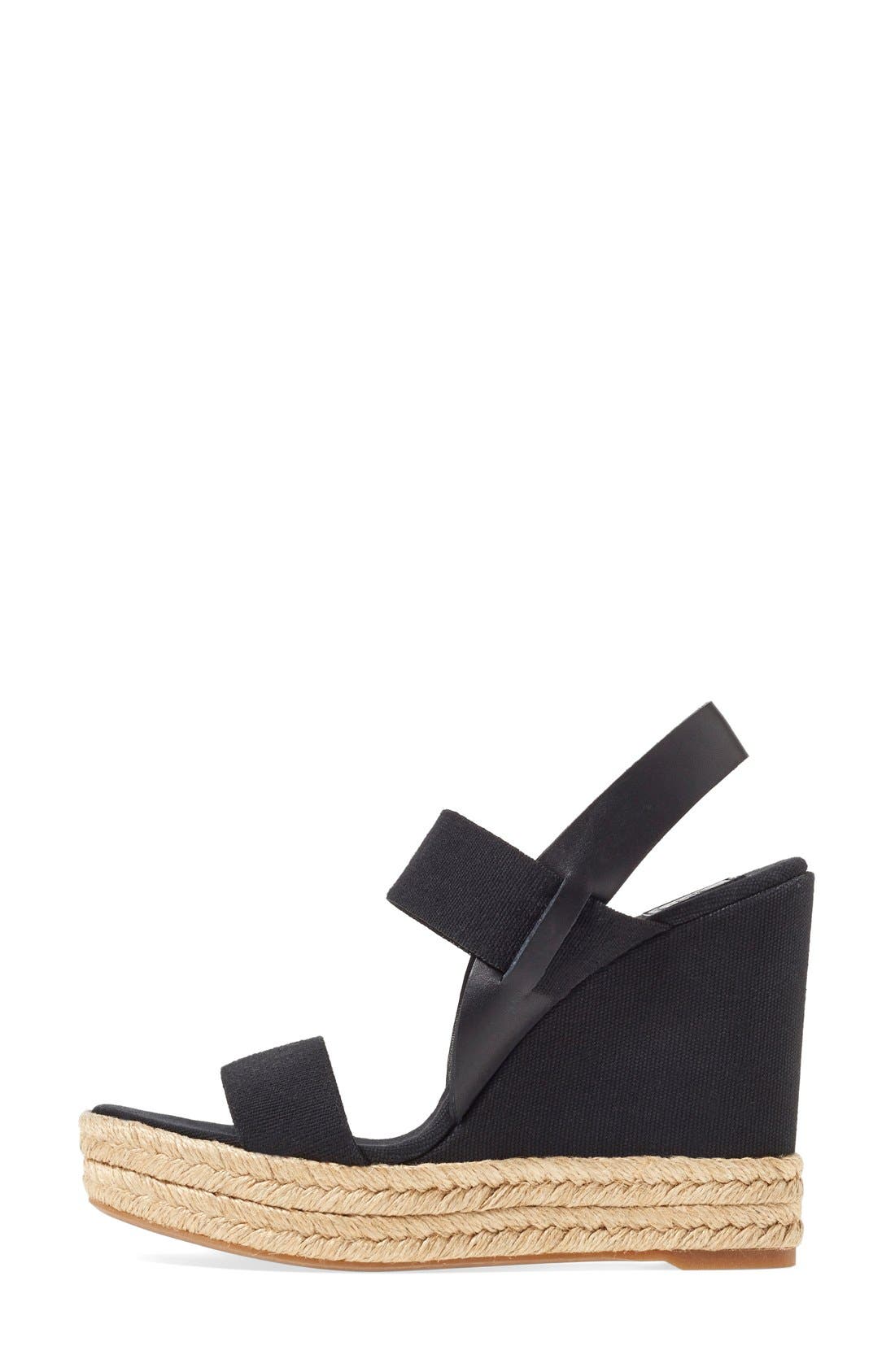 Tory Burch Espadrille Wedge Sandal, Alternate, color, 