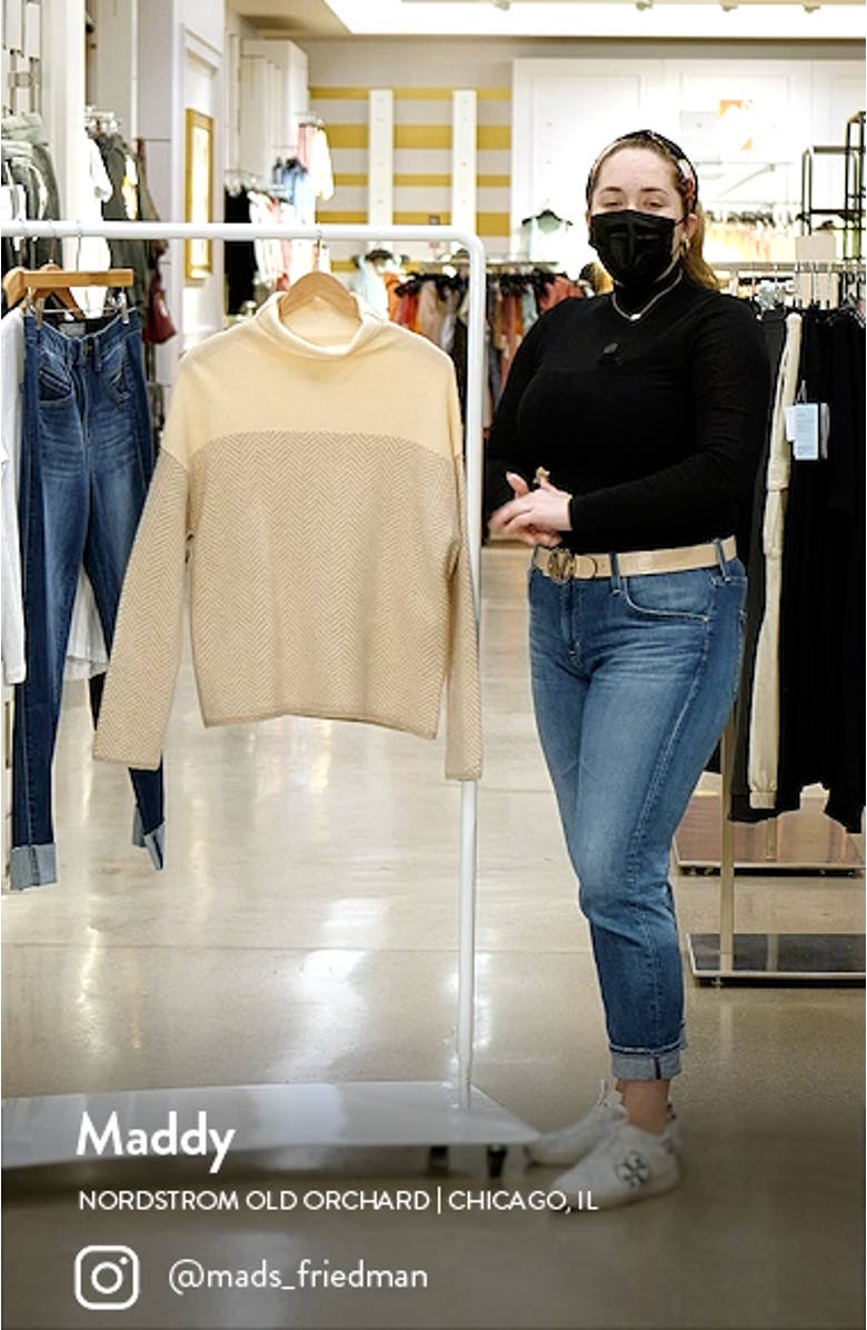 Herringbone Cashmere Sweater, sales video thumbnail