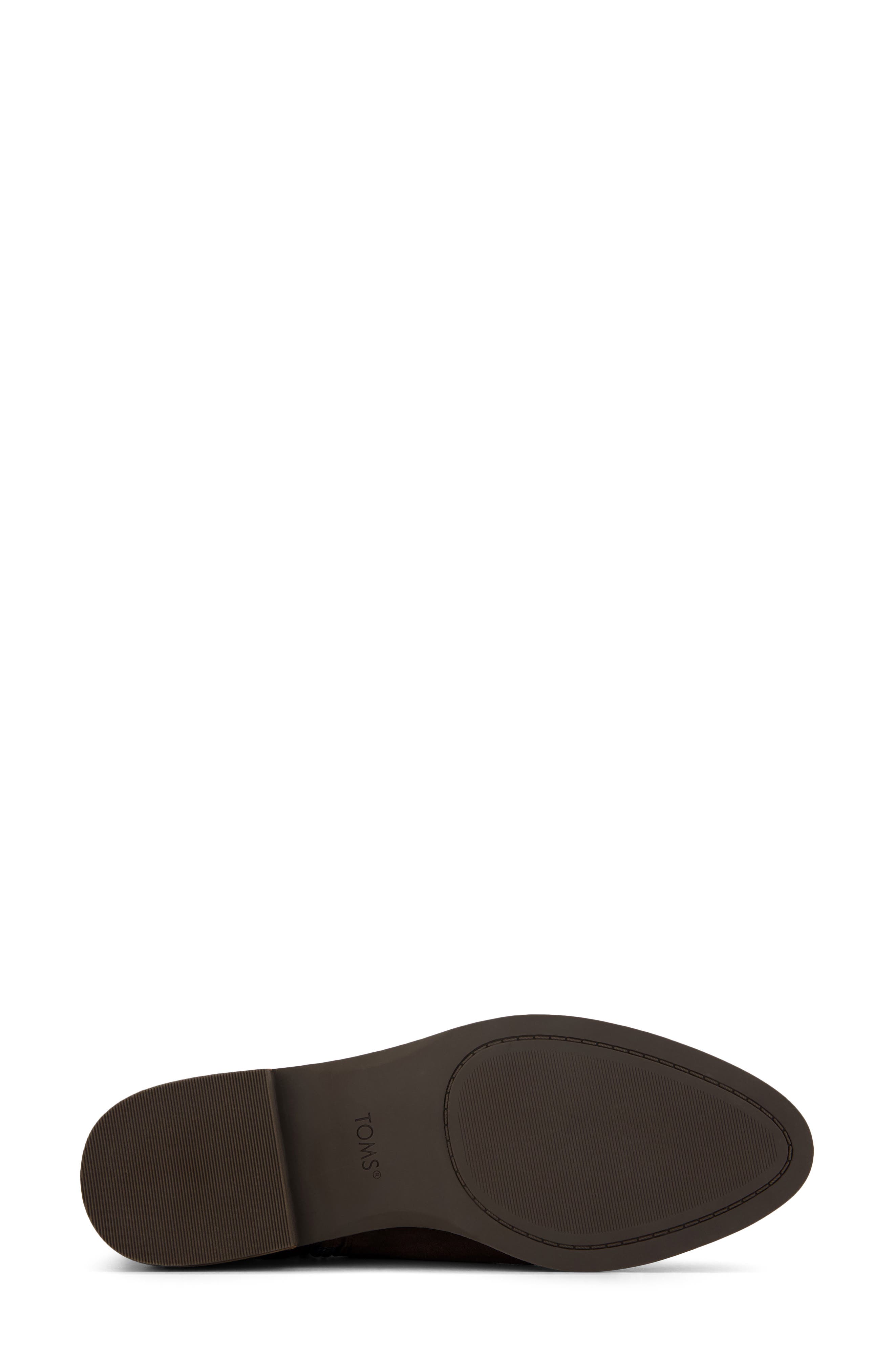 Stacy Tassel Ankle Bootie, Alternate, color, DARK BROWN