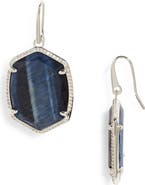 Kendra Scott Daphne Pavé Frame Drop Earrings