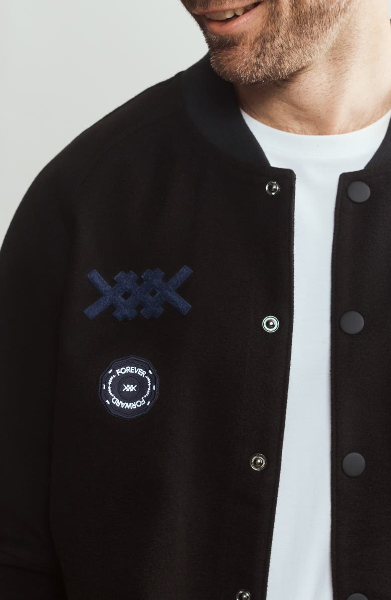 Rhone The Crew Jacket, Alternate, color, Black