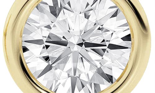 Badgley Mischka Collection Round Cut Lab Created Diamond Stud Earrings In 1 Ctw Yellow Gold