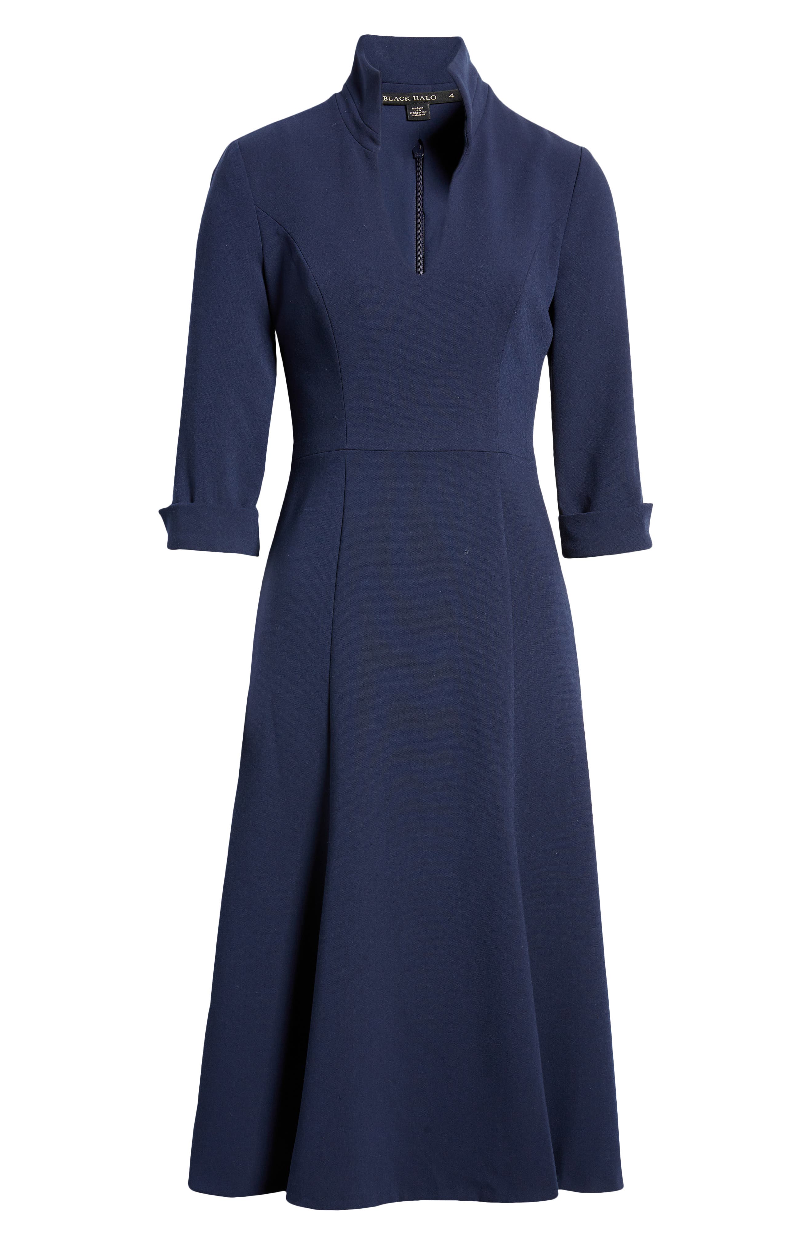 black halo kensington fit & flare dress Kensington Fit & Flare Midi Dress (Women)