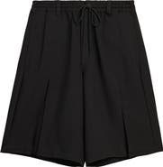 Y-3 Sport Uniform Pleated Oversize Shorts