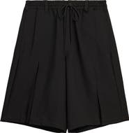 Y-3 Sport Uniform Pleated Oversize Shorts