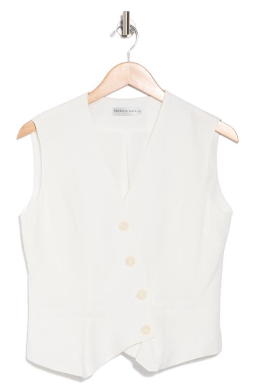 PATRIZIA LUCA PATRIZIA LUCA ASYMMETRIC BUTTON FRONT VEST
