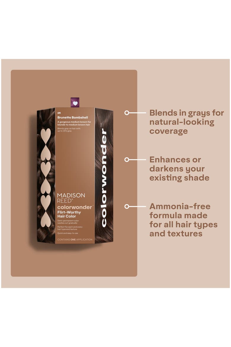 ColorWonder, Alternate, color, Brunette Bombshell - 6N