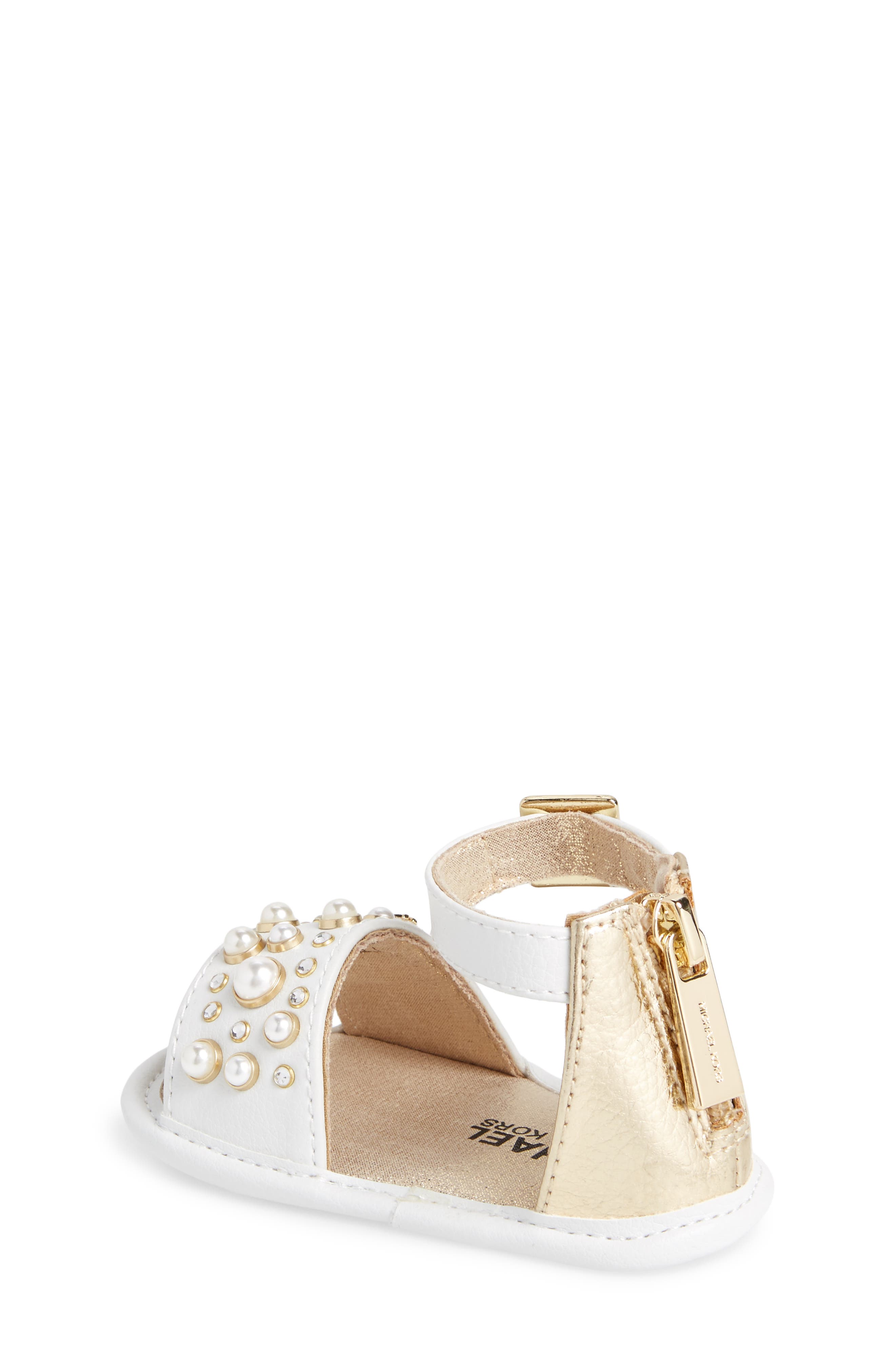 Pennie Sandal, Alternate, color, WHITE