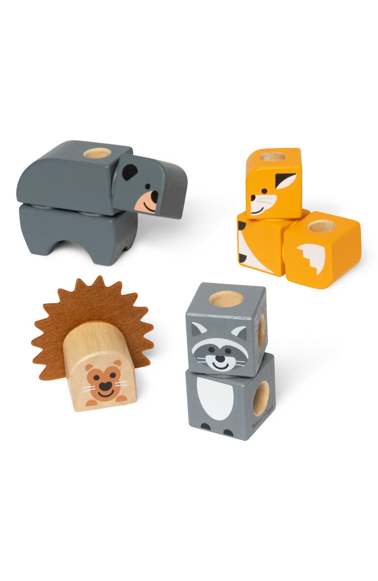 Melissa & Doug Blockables<sup>™</sup> Woodland Friends Playset, Alternate, color,