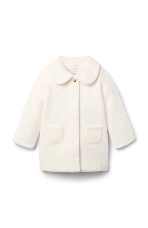 Janie And Jack The Soft Cozy Coat In White