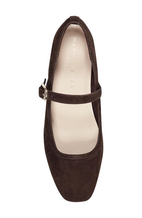 Marc Fisher Ltd Garissa Mary Jane Flat In Brown