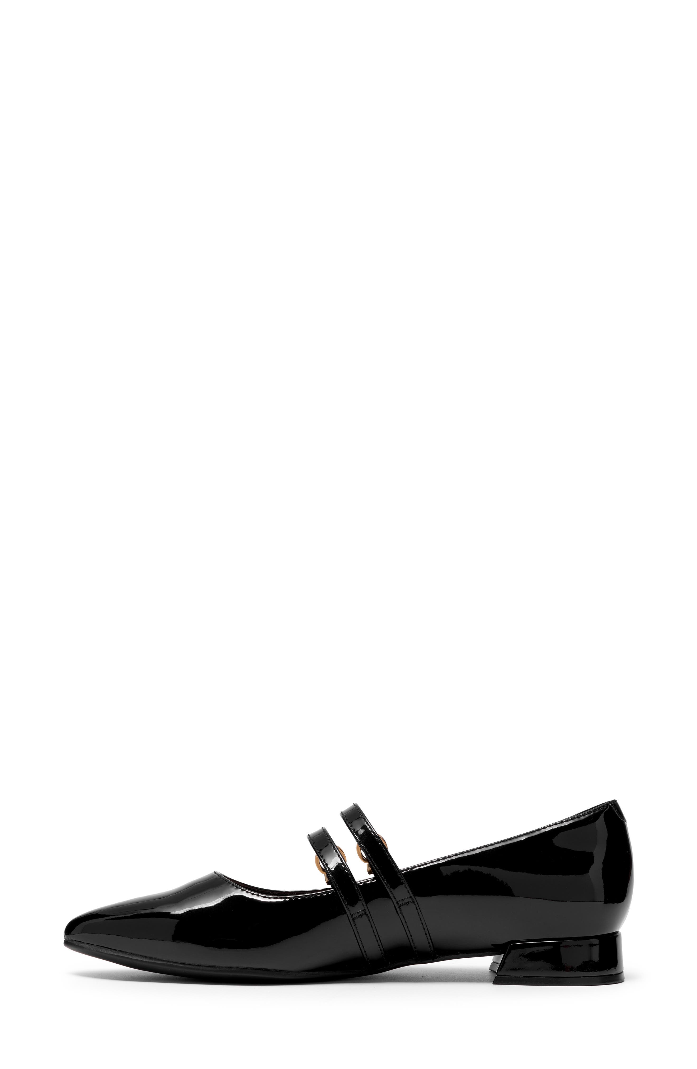 Natalyn Jane Skimmer Flat, Alternate, color, BLACK PAT