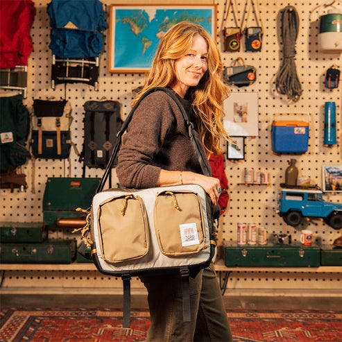 Topo Designs Global Briefcase, Alternate, color, Woodland/Elmwood